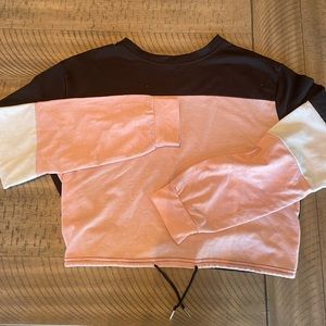 Color-block Longsleeve Lightweight Sweater